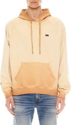 Cult of Individuality Distressed Two-Tone Hoodie in Vintage Rust at Nordstrom Rack, Size Xxx-Large