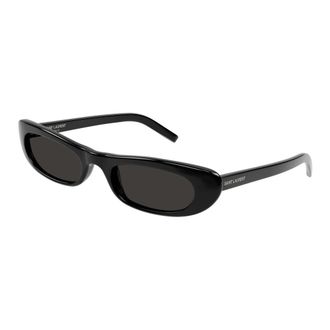 Saint Laurent SL 557 Shade Zonnebril - Dames - Accessoires - Zwart - Maat: 53 MM Nylon