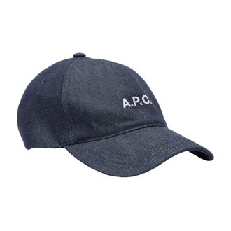 A.P.C. Charlie Baseball Cap - unisex - A.P.C. - Hats & Caps - Blue - 56 CM - Accessories