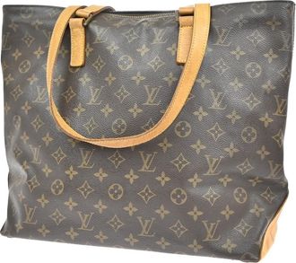 Louis Vuitton Cabas Mezzo Monogram Canvas Brown Canvas Bag (Pre-Owned)