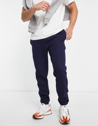 Polo Ralph Lauren Joggers blu navy con logo e fondo elasticizzato