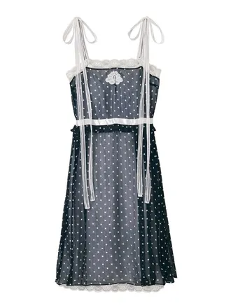 Marc Jacobs Ribbon Strap Chiffon Dress
