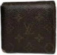 Louis Vuitton Pre-owned Vintage Leren Portemonnee - Dames - Vintage Accessoires - Bruin - ONE Size - Leer - Vintage