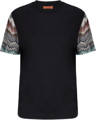 Missoni Top con maniche a zigzag - Nero
