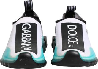 Dolce & Gabbana White Sorrento Slip On Low Top Sneakers Womens Shoes (Pre-Owned)
