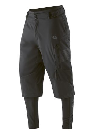Gonso Fahrradhose GONSO Sirac, Damen, Gr. M, Normalgr&ouml;ssen, schwarz, 100% Polyester, Hosen Fahrradhose, Hohe W&auml;rmeisolation, 100% winddicht, atmungsaktiv