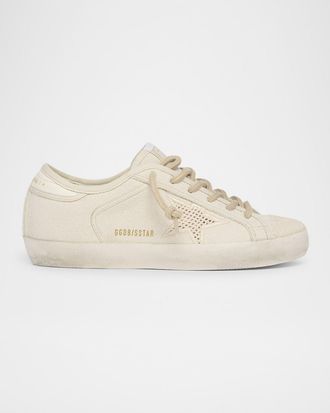 Golden Goose Super-Star Canvas Low-Top Sneakers