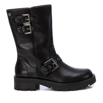 Xti Womens Biker Booties In Black