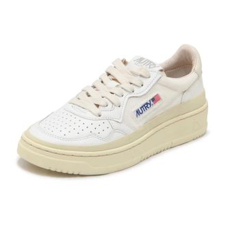 Autry Sneakers, female, White, Size: 7 US Medalist Low Vintage Effect