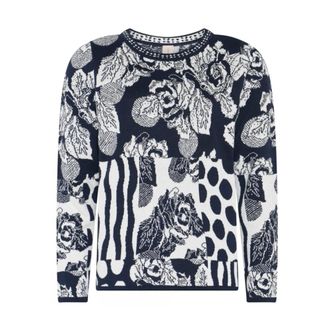 Skovhuus Dames, Truien, Blauw, Maat: XL