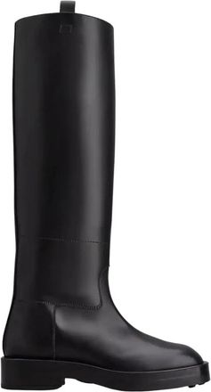 Tod's Zwarte leren laarzen - Dames - Hoge Laarzen - Zwart - 41 EU - Leer - Schoenen