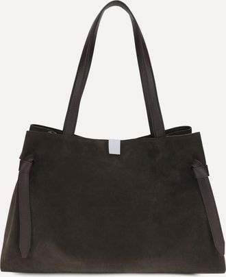 Yuzefi Borsa Tote Gyoza in suede Woman UNI