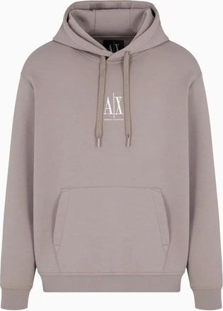 A|X Armani Exchange Felpa con cappuccio Icon Logo - - Sweatshirts & Hoodies - Uomo - Marrone - S