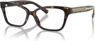 Tiffany & Co. 52mm Butterfly optical glasses in Tortoise at Nordstrom