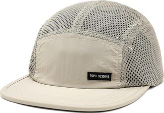 Topo Designs Global Hat Caps Cobblestone, Nylon/Spandex