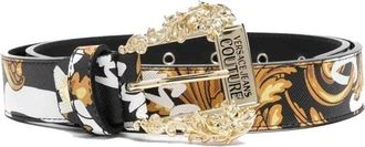 Versace Jeans Couture Cintura Stampa Saffiano - Dames - Riemen - Veelkleurig - 80 CM - Leer - Accessoires