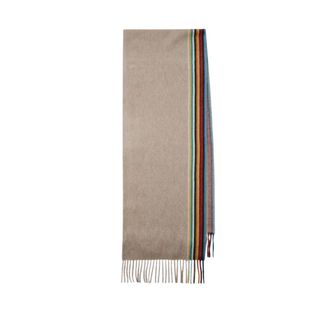 Paul Smith Sjaal - Heren - Accessoires - Beige - Maat: ONE Size Wol