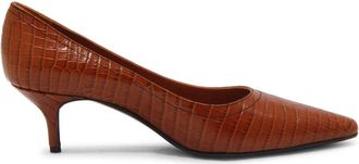 Roberto Festa Milano Ville Wo Leren Schoenen - Dames - Pumps - Bruin - 40 EU - Schoenen