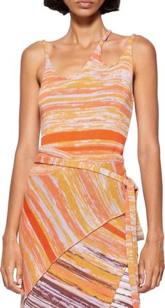 Jonathan Simkhai Avani Space Dye Tank Top In Lupine