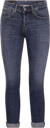 Dondup George Skinny Jeans - Heren - Cropped Jeans - Blauw - W31 - Katoen - Jeans