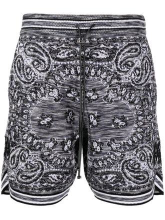 Amiri Shorts sportivi con stampa - Blu