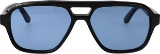 Retro Superfuture Maneval Zonnebril - unisex - Zonnebrillen - Zwart - 56 MM - Accessoires