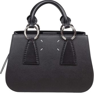 Maison Margiela Leren Handtas - Dames - Handtassen - Zwart - ONE Size - Leer - Tassen