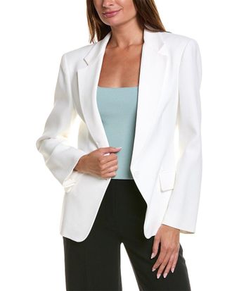 Michael Kors Crepe Sable Cutaway Jacket