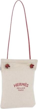Herm&egrave;s Pre-owned Vintage Schoudertas - Dames - Vintage Schoudertas - Beige - ONE Size - Vintage