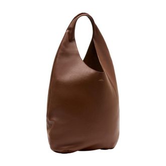 A.P.C. Womens Le Neige Shoulder Bag Brown Cowhide