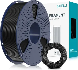 OEM Filamento Pla+ Da 1,75 Mm Per Stampanti 3d, Elevata Resistenza, Peso Netto 1 Kg, Precisione Dimensionale &plusmn;0,02 Mm, Nero