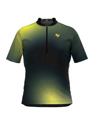Ziener Radtrikot ZIENER NEMIC-Z, Herren, Gr. 48, schwarz (schwarz.bitter lemon), Obermaterial: 100% Polyester; Obermaterial 2: 90% Polyester, 10% Elasthan, T