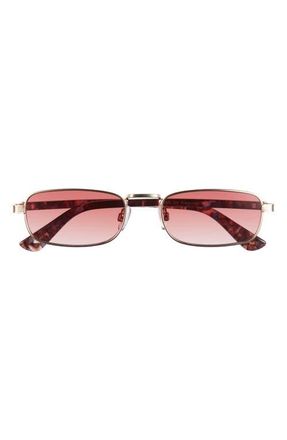 BP. Gradient Rectangular Sunglasses in Gold- Brown at Nordstrom
