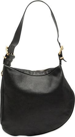 Fendi Borsa a spalla Oyster in pelle 2000-2010 - Nero