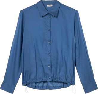 Oltre Mujer, Blusas y Camisas, Azul, Talla: 4XL