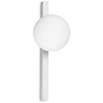 Ideal Lux Applique Da Parete Contemporaneo Binomio Metallo Bianco 1 Luce G9 4W 3000K Ip20