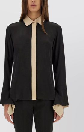 Max Mara block design long sleeve shirt
