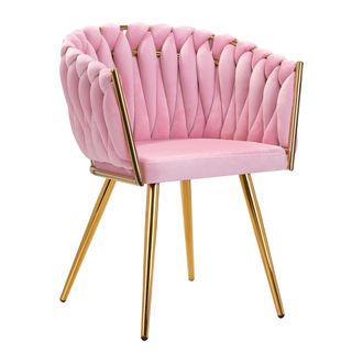 OEM Silla 4rico Qs-gw06g De Terciopelo Rosa