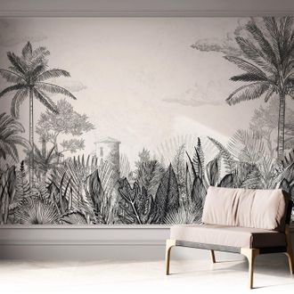 Tulup Carta Da Parati Autoadesiva - Impermeabile - Murale Da Parete - Decorazione Murale - Scenario Tropicale 312x219 Cm