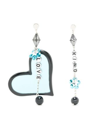 Amir Slama metallic earrings - Blue