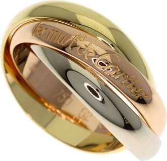 Cartier Trinity Yellow Gold (18K) Pink Gold (18K) White Gold (18K) Band Ring (Pre-Owned)