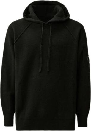 C.P. Company Stijlvolle blauwe hoodie - Heren - Hoodies - Blauw - XL - Katoen - Hoodies & sweatvesten