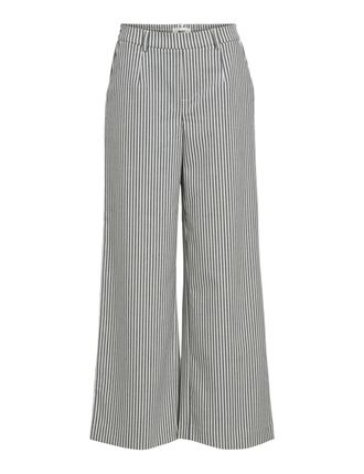 Object Womens Objlisa Wide Pant AOP Noos, Cloud Dancer, 14