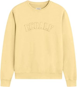Ecoalf Minimalistisch Vanille Sweatshirt - Heren - Sweatshirts - Geel - XL - Hoodies & sweatvesten