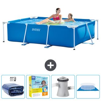 Intex Piscina Con Estructura Rectangular - 220x150x60 Cm - 5-piezas Scb8