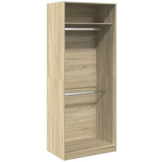vidaXL Vidaxl - Armario De Madera De Ingenier&iacute;a Roble Sonoma 80x50x200 Cm
