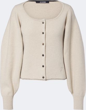 Jacquemus Cardigan Tempo in lana e cashmere