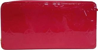 Louis Vuitton Pre-owned Wallets, female, Pink, Size: ONE SIZE Pre-owned Canvas Wallet