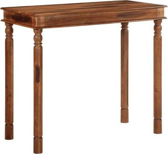 vidaXL Mesa Alta De Madera Maciza De Acacia 120x60x107 Cm Vidaxl