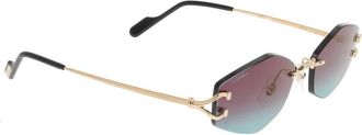 Cartier Accessoires, Dames, Geel, ONE Size, Zonnebrillen